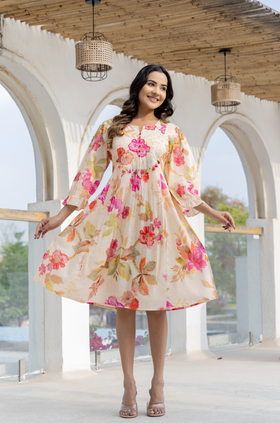 Flora Luxe Cotton Tunic