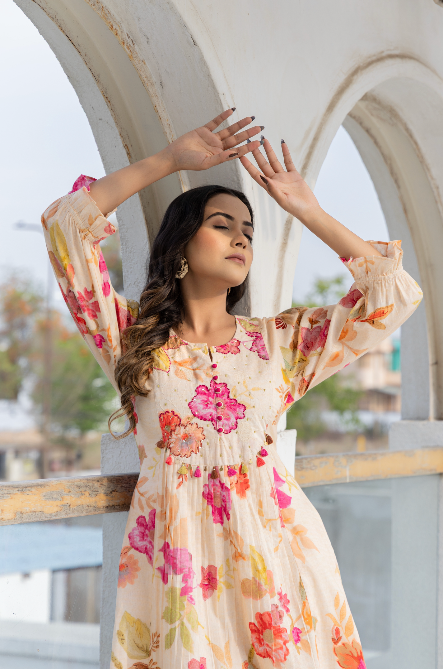 Flora Luxe Cotton Tunic