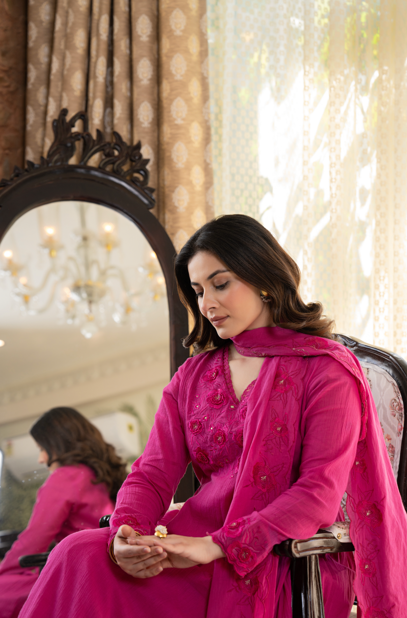 Berry Blush Crush Cotton Suit Set