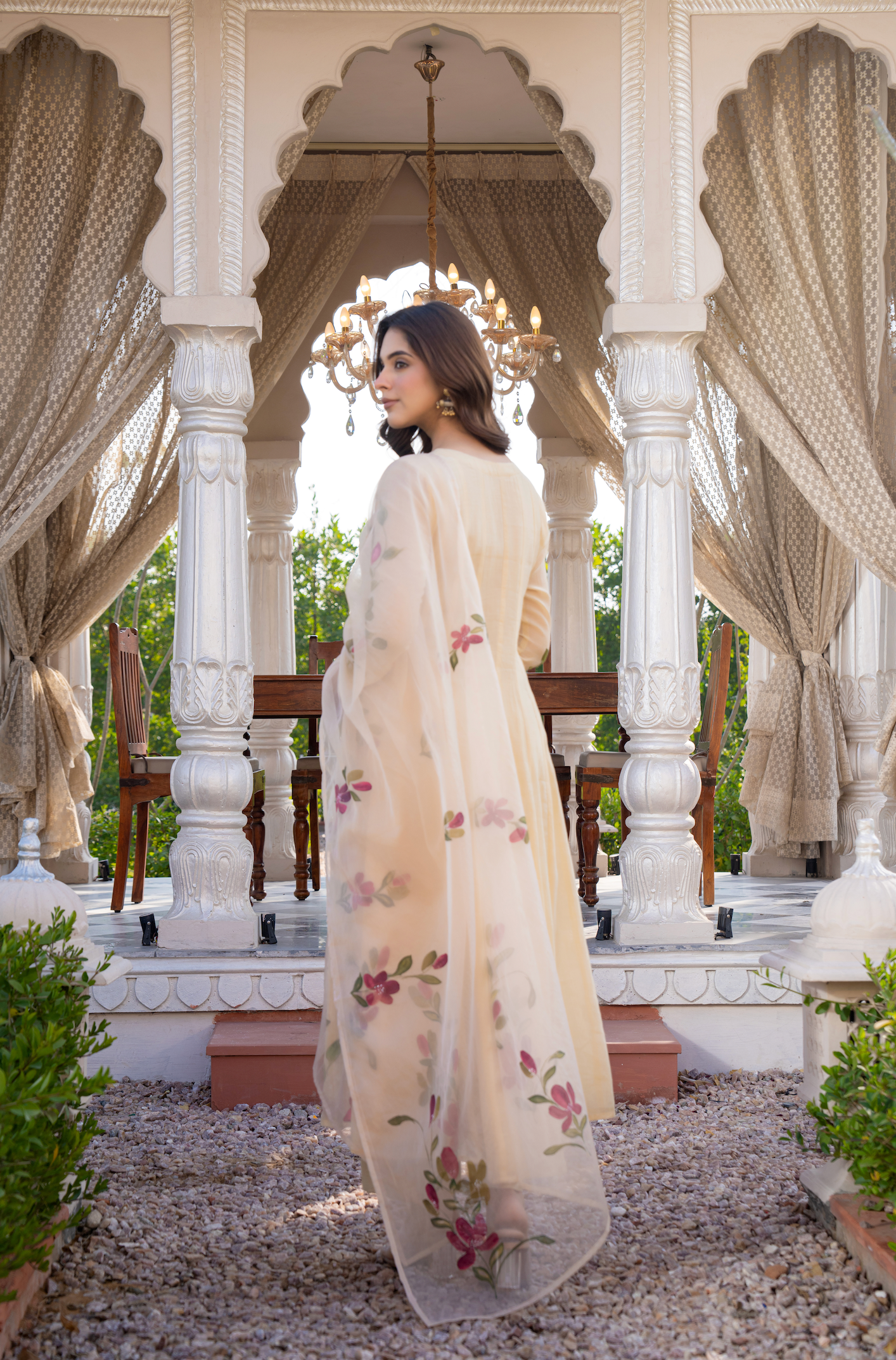 Blossom Flora Chanderi Suit Set