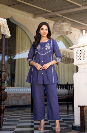 Royal Iris Co-ord Set