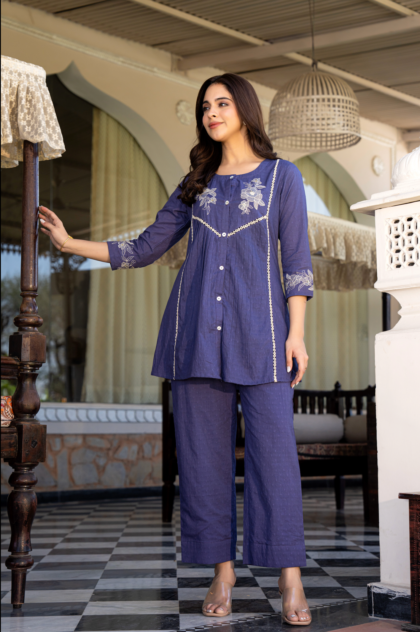 Royal Iris Co-ord Set
