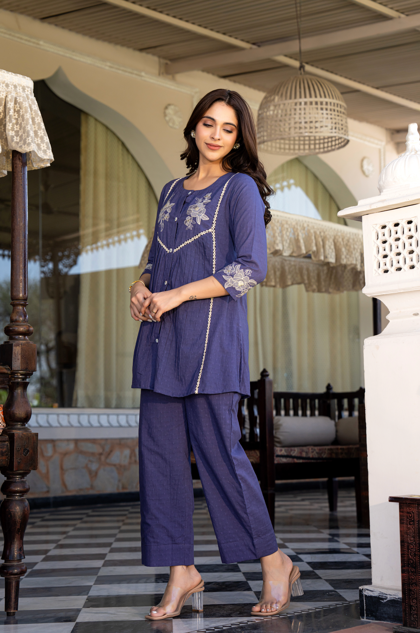Royal Iris Co-ord Set