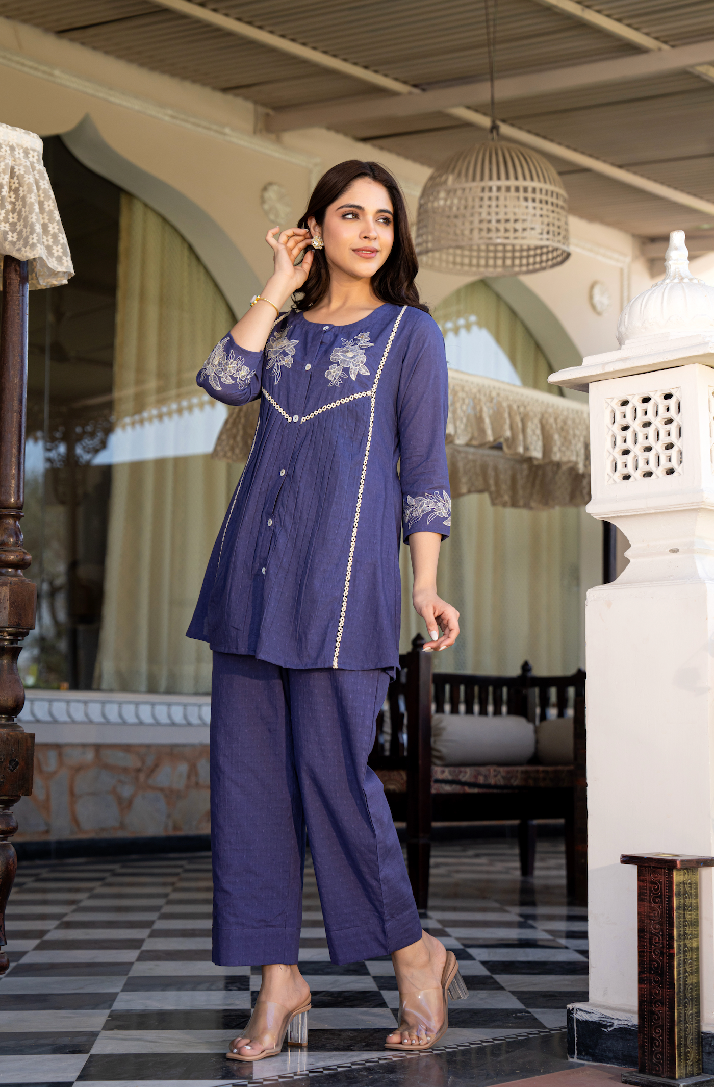 Royal Iris Co-ord Set