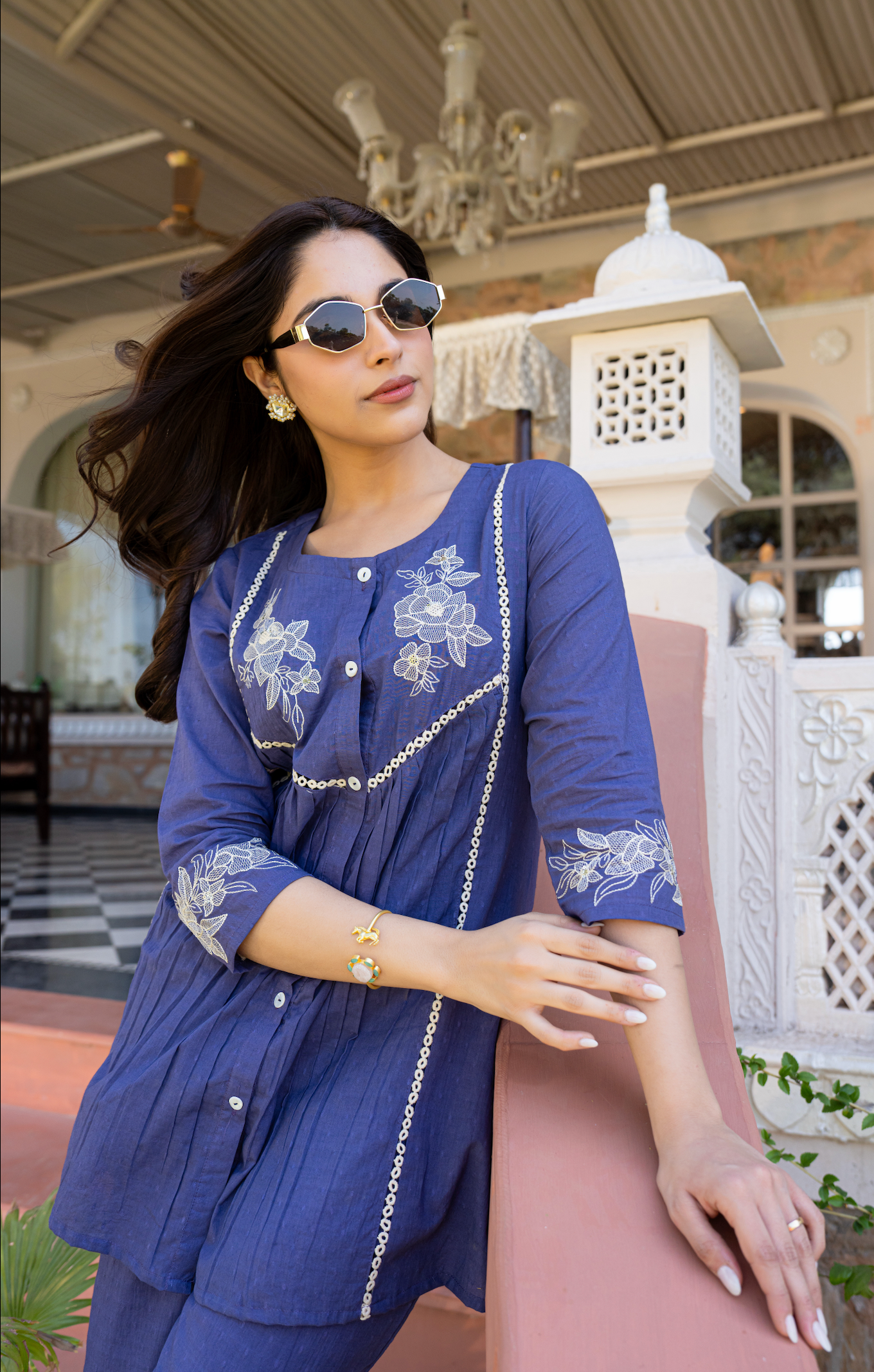Royal Iris Co-ord Set