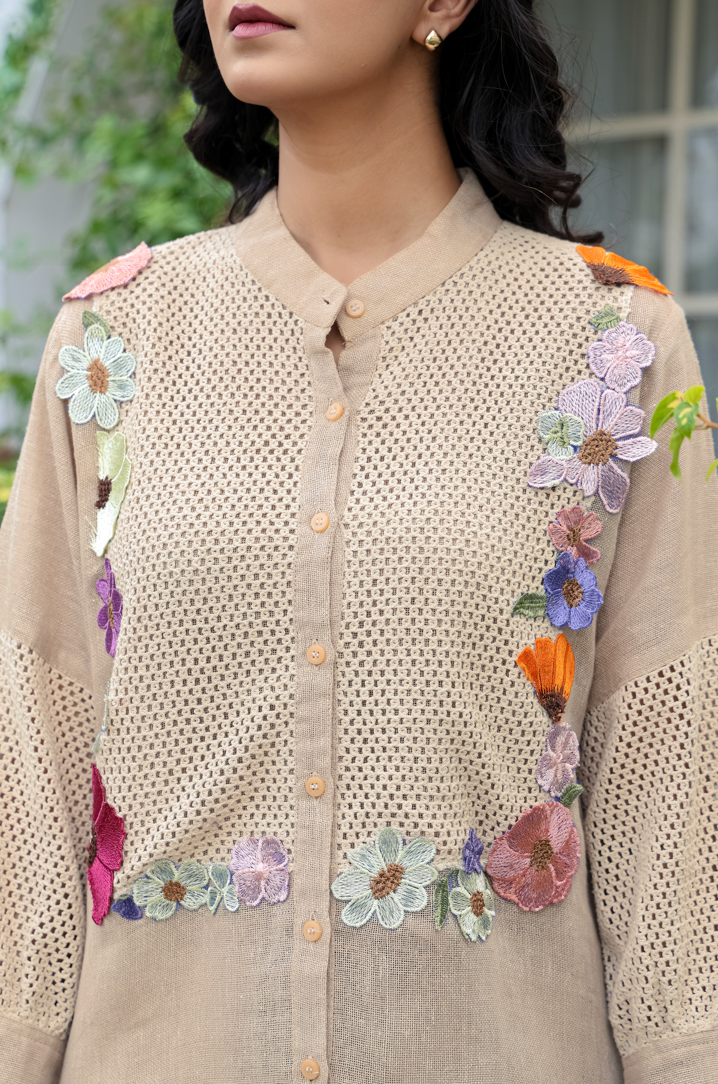 Crochet Bloom Ensemble Co-ord Set