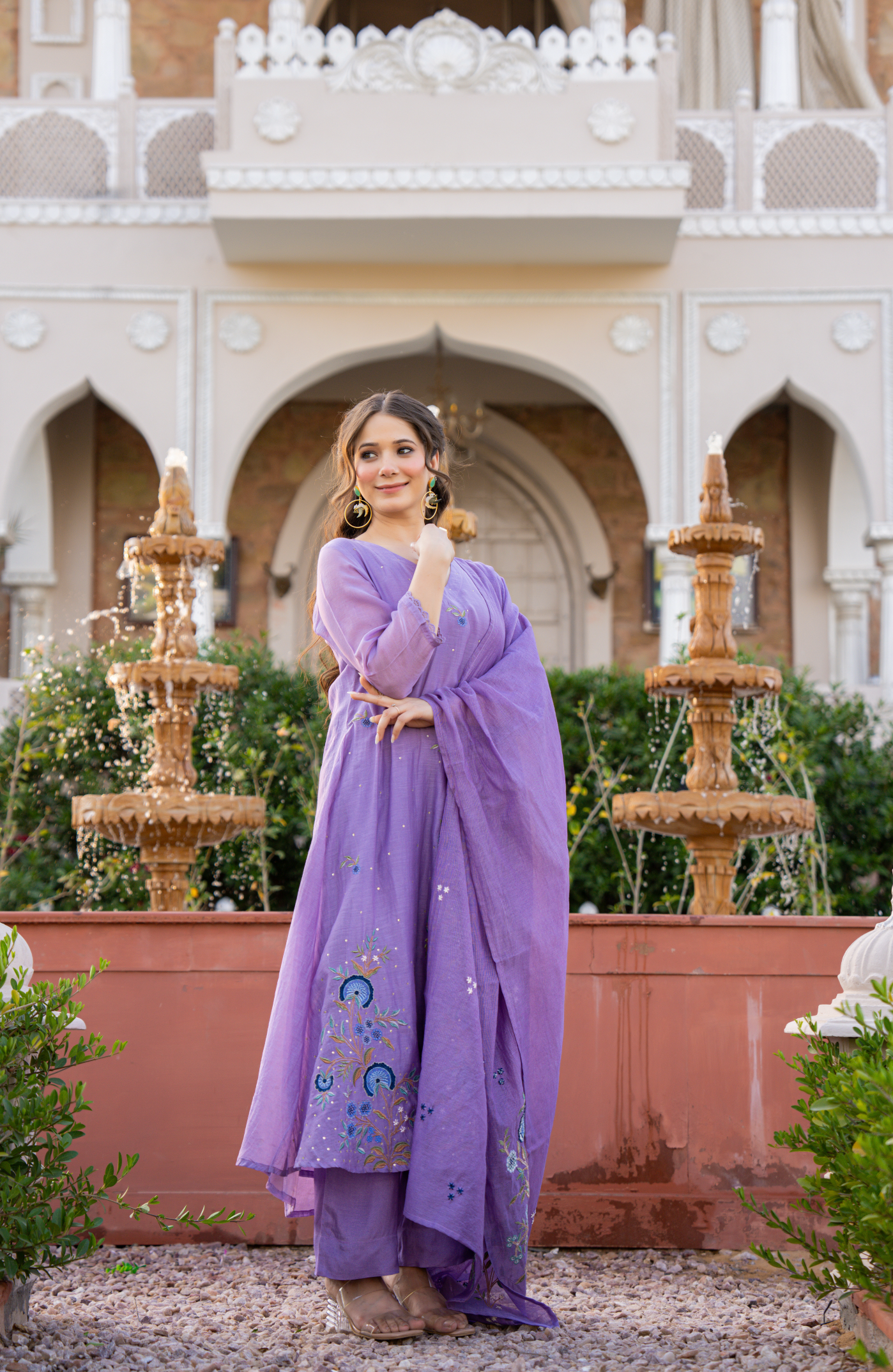 Lavender Bloom Suit Set