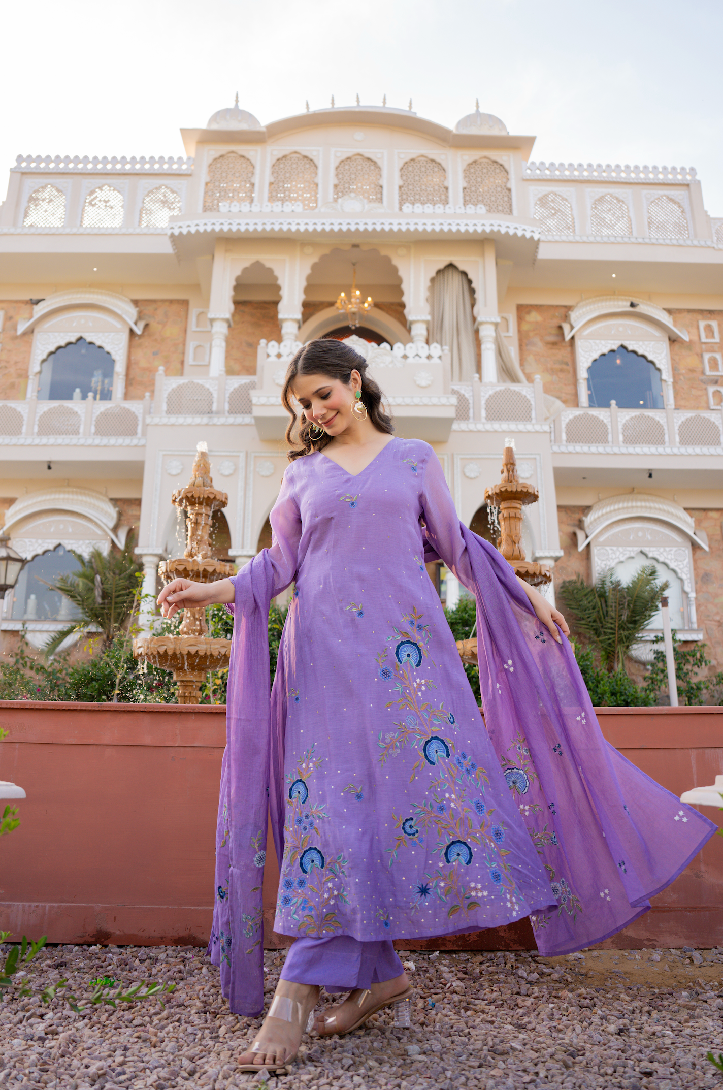 Lavender Bloom Suit Set
