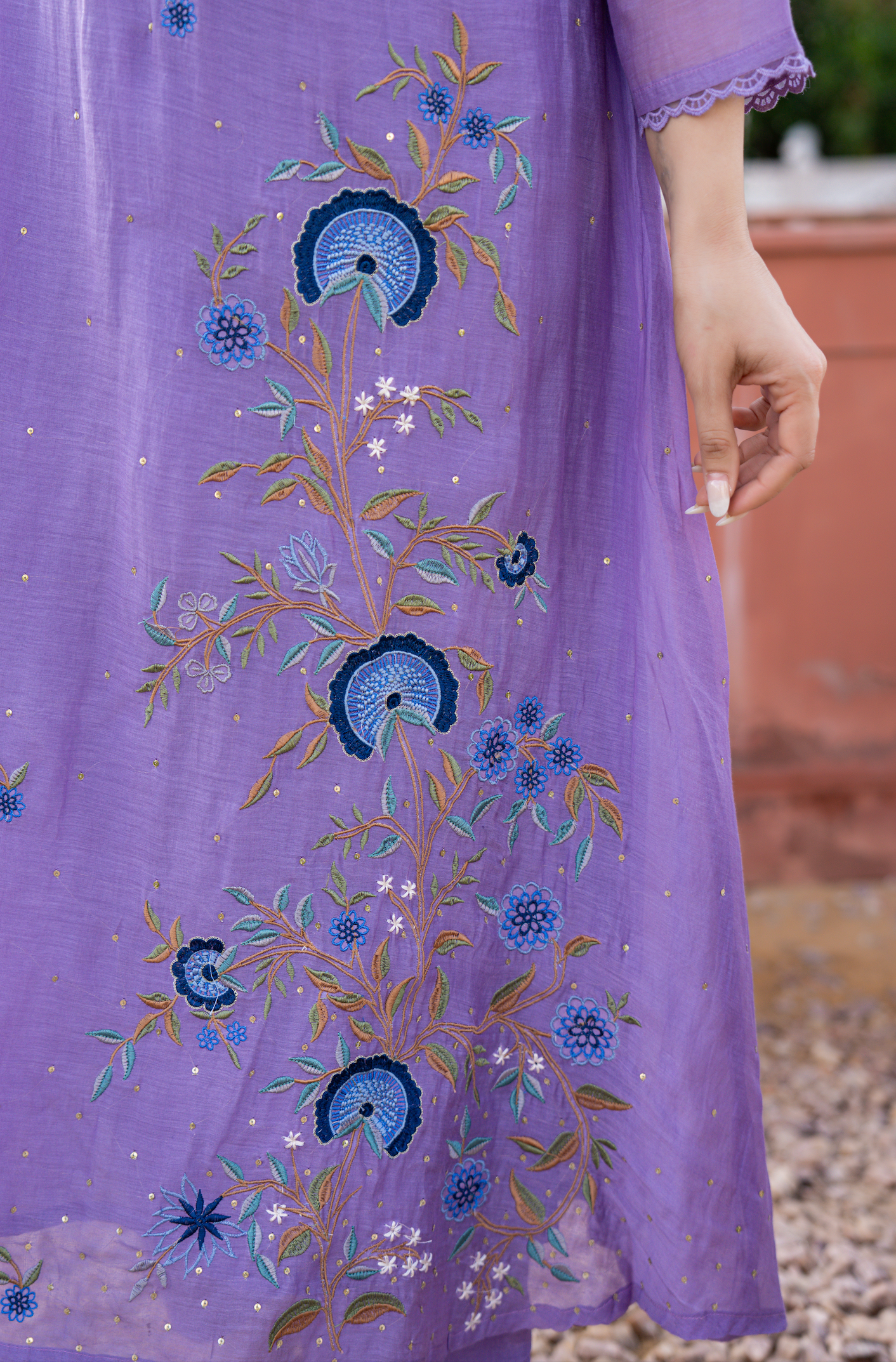 Lavender Bloom Suit Set