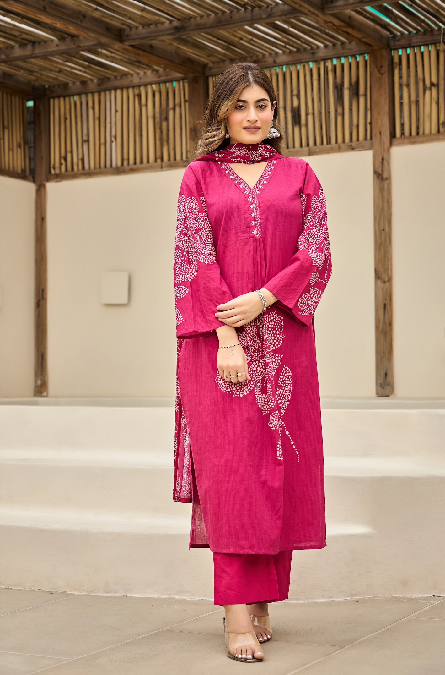 Pink Blossom Suit Set