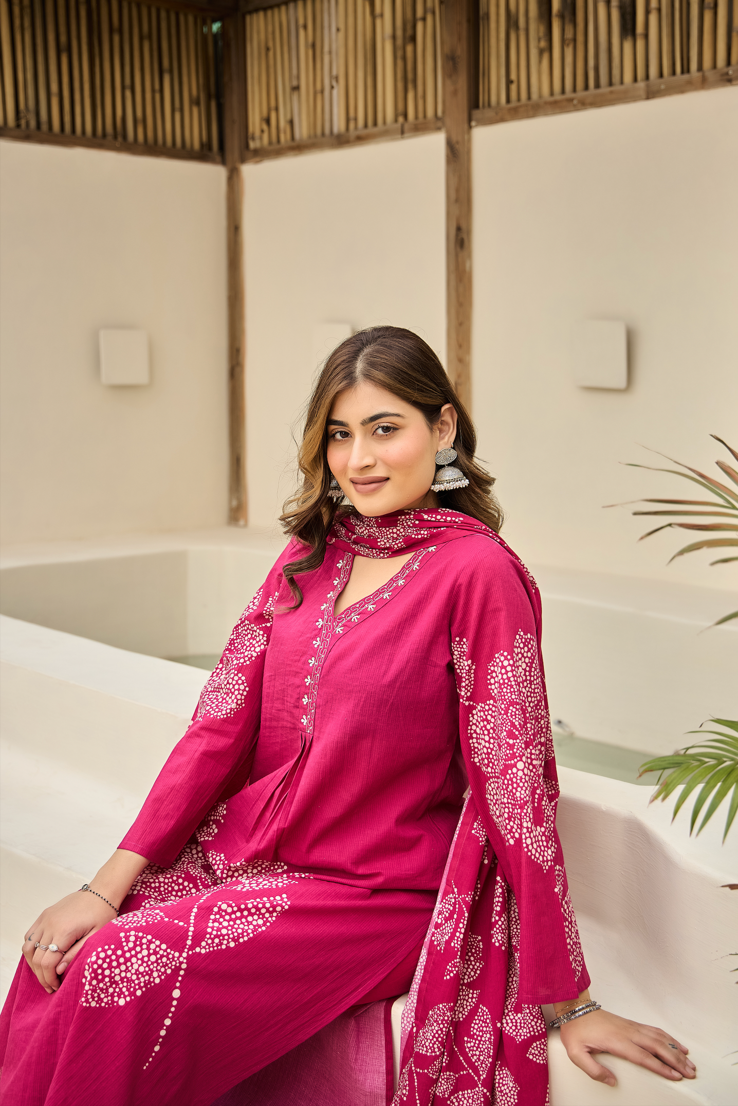 Pink Blossom Suit Set