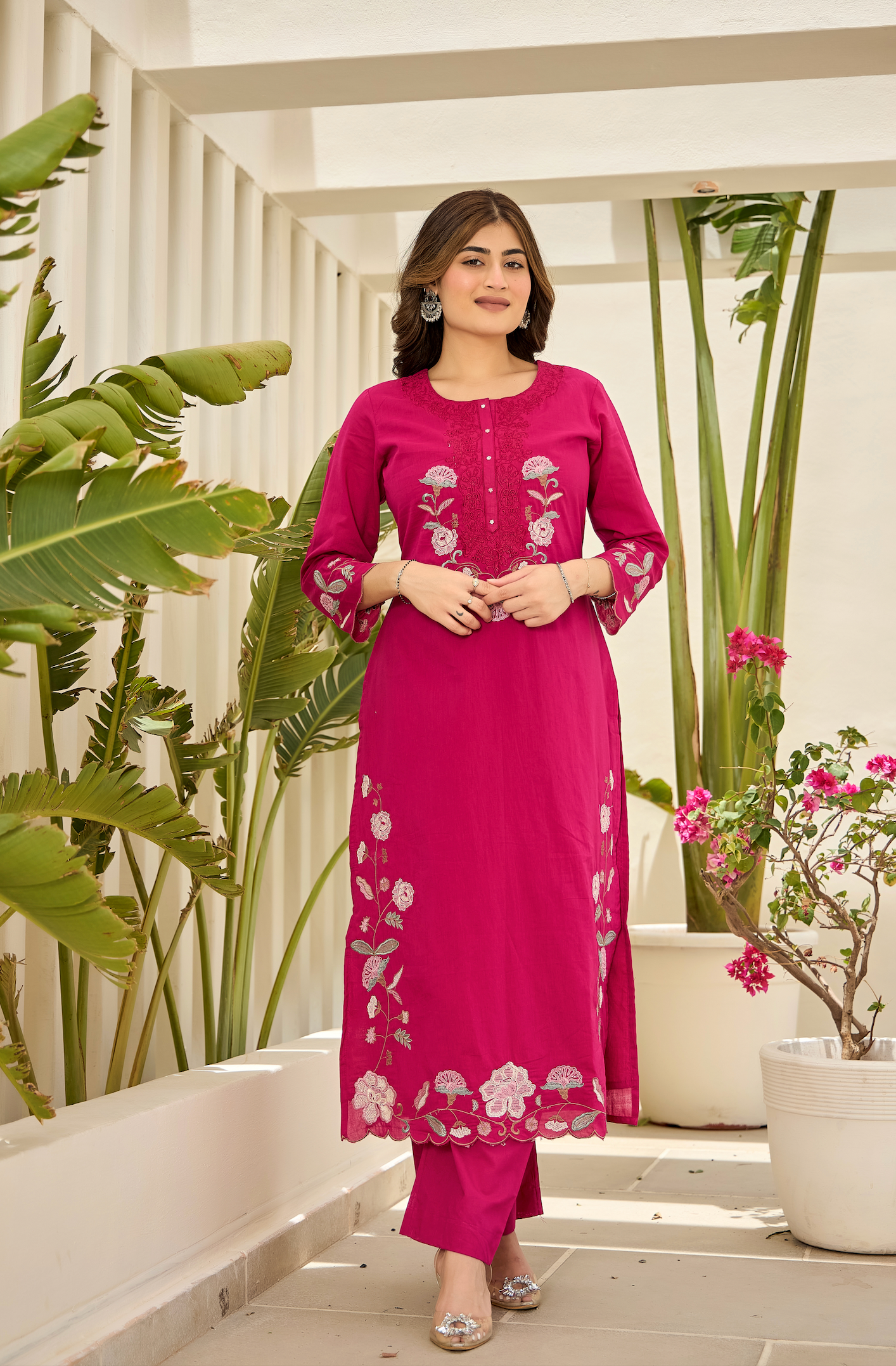 Blooming Fuchsia Suit Set