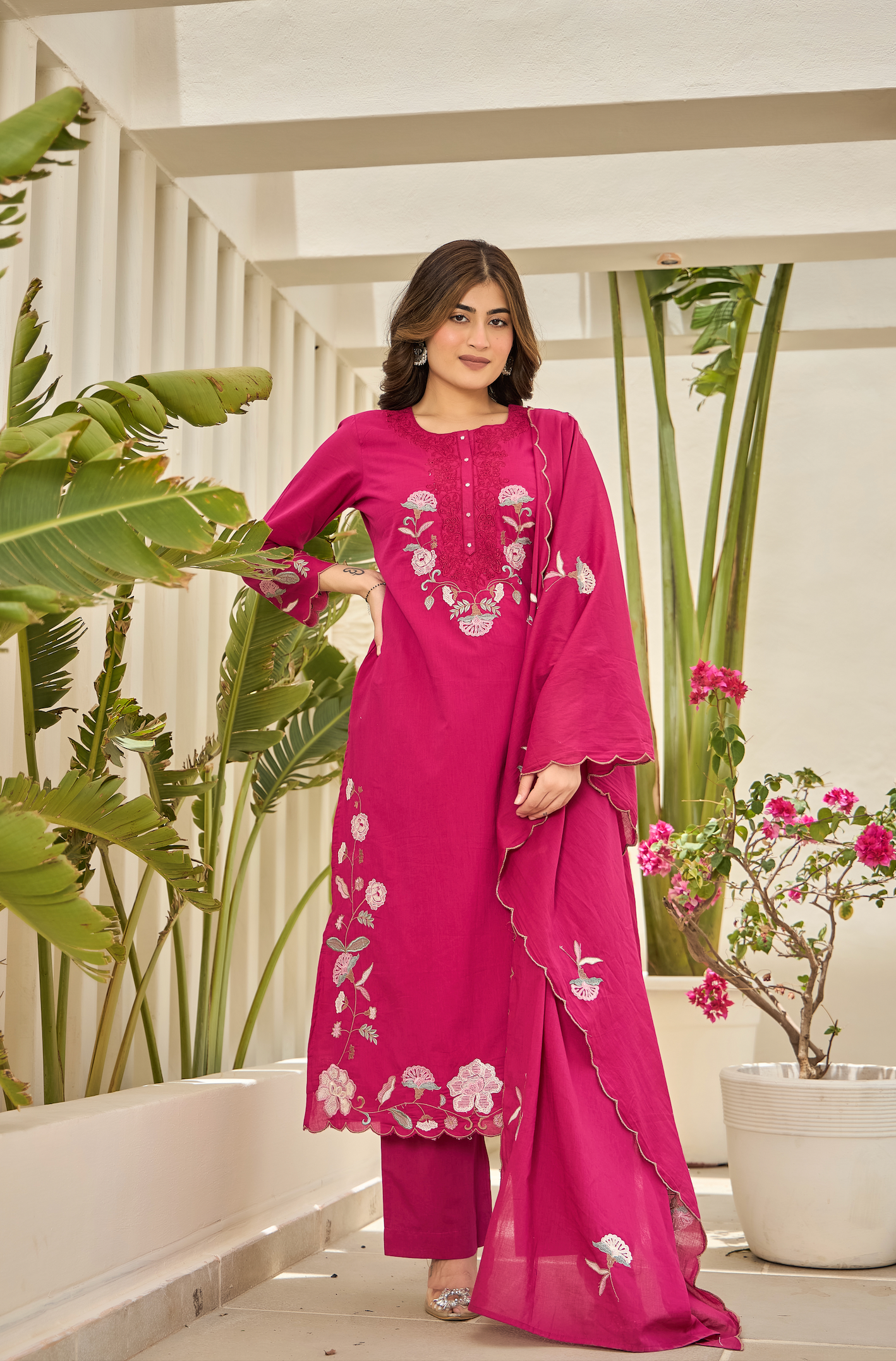 Blooming Fuchsia Suit Set
