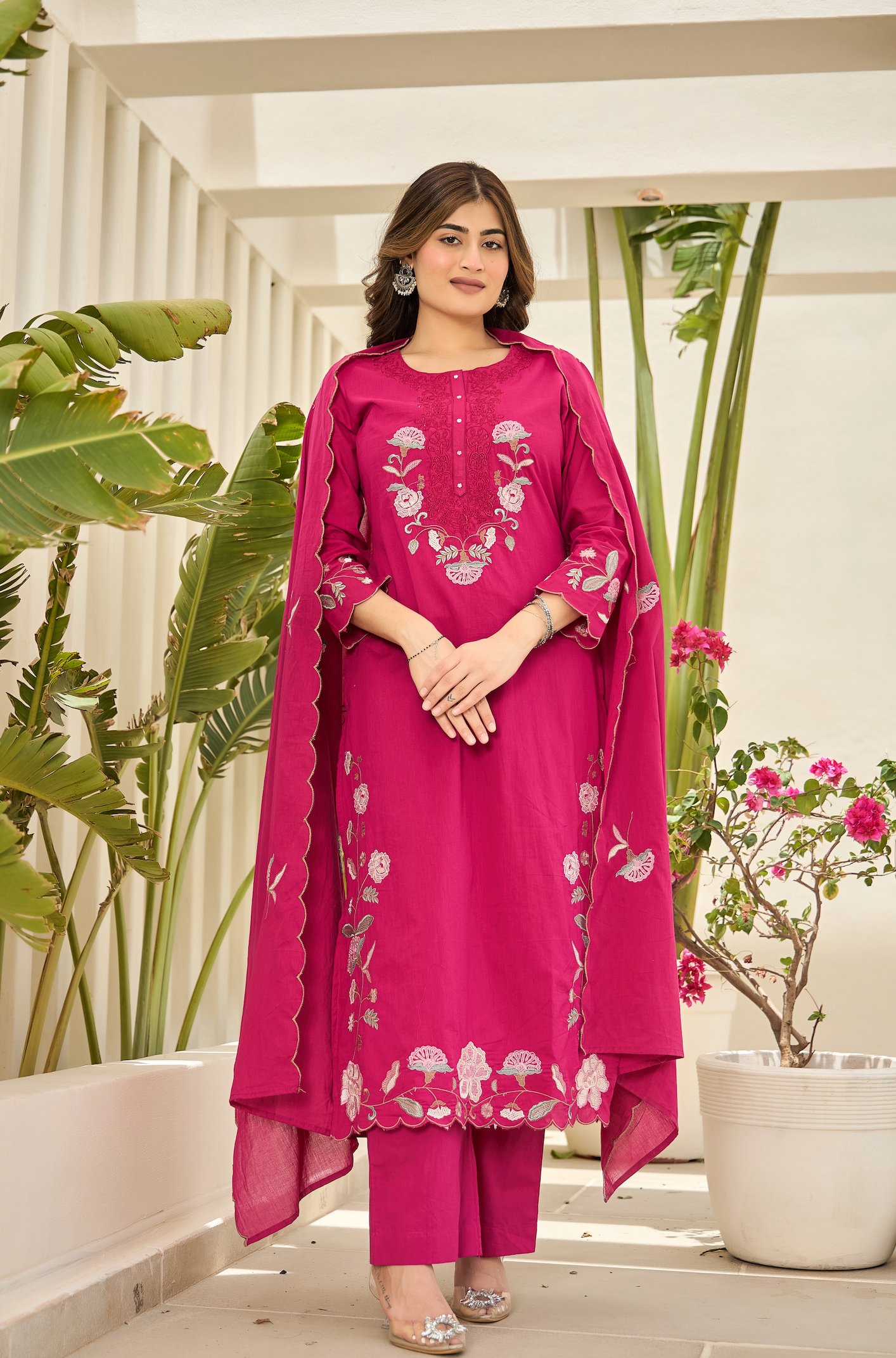 Blooming Fuchsia Suit Set