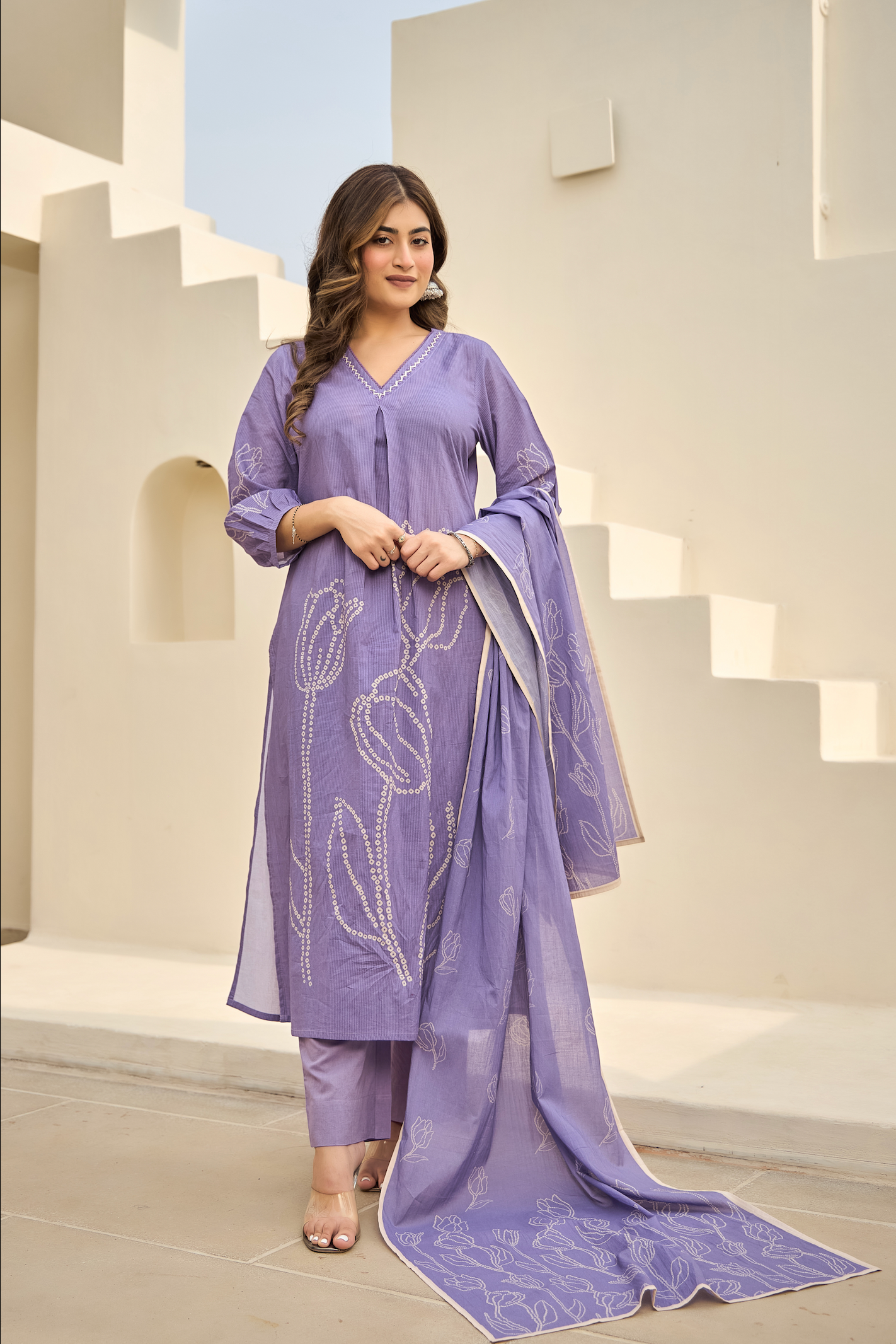 Lilac Blossom Suit Set