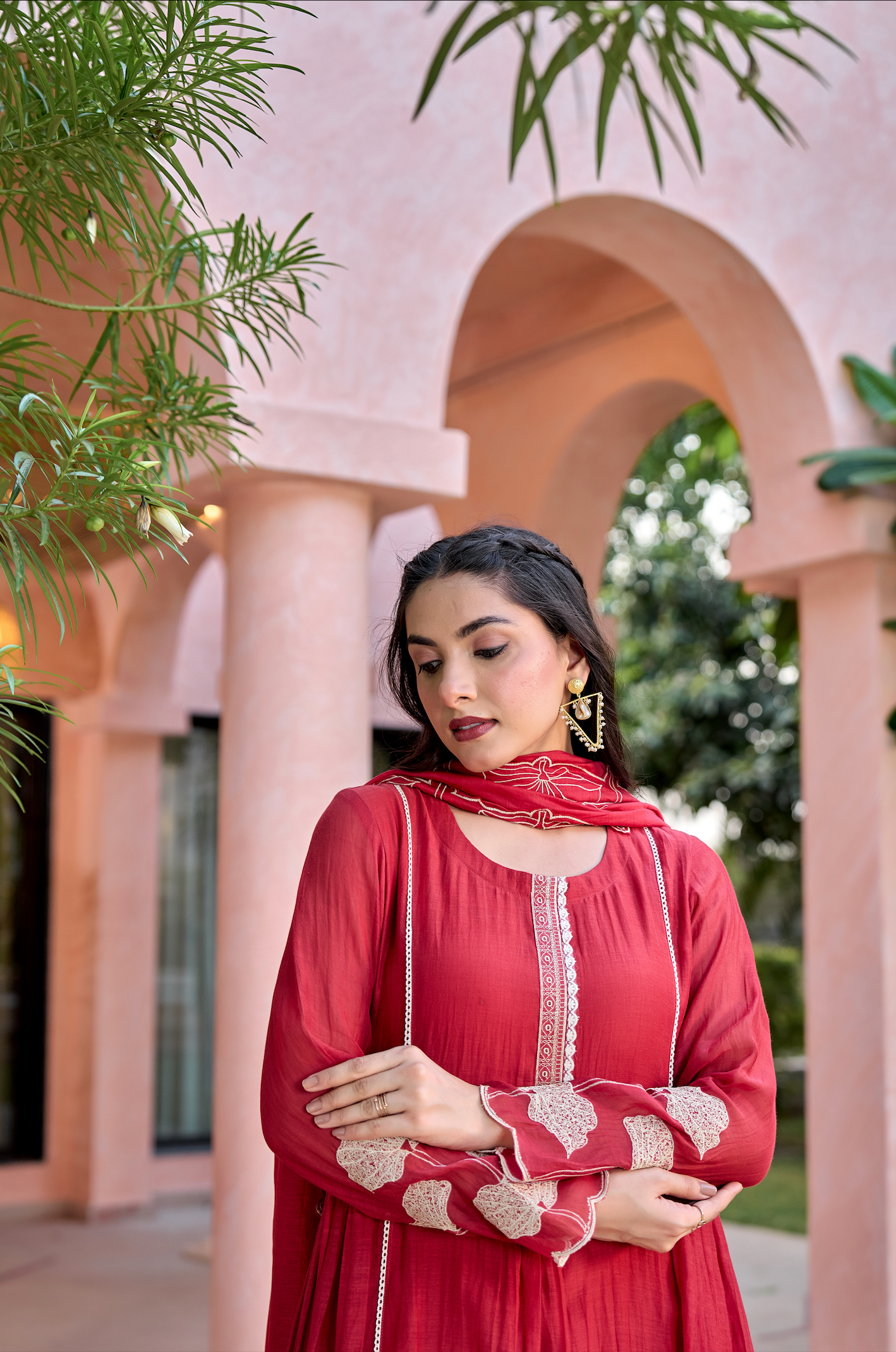 Rose Blushed Suit Set