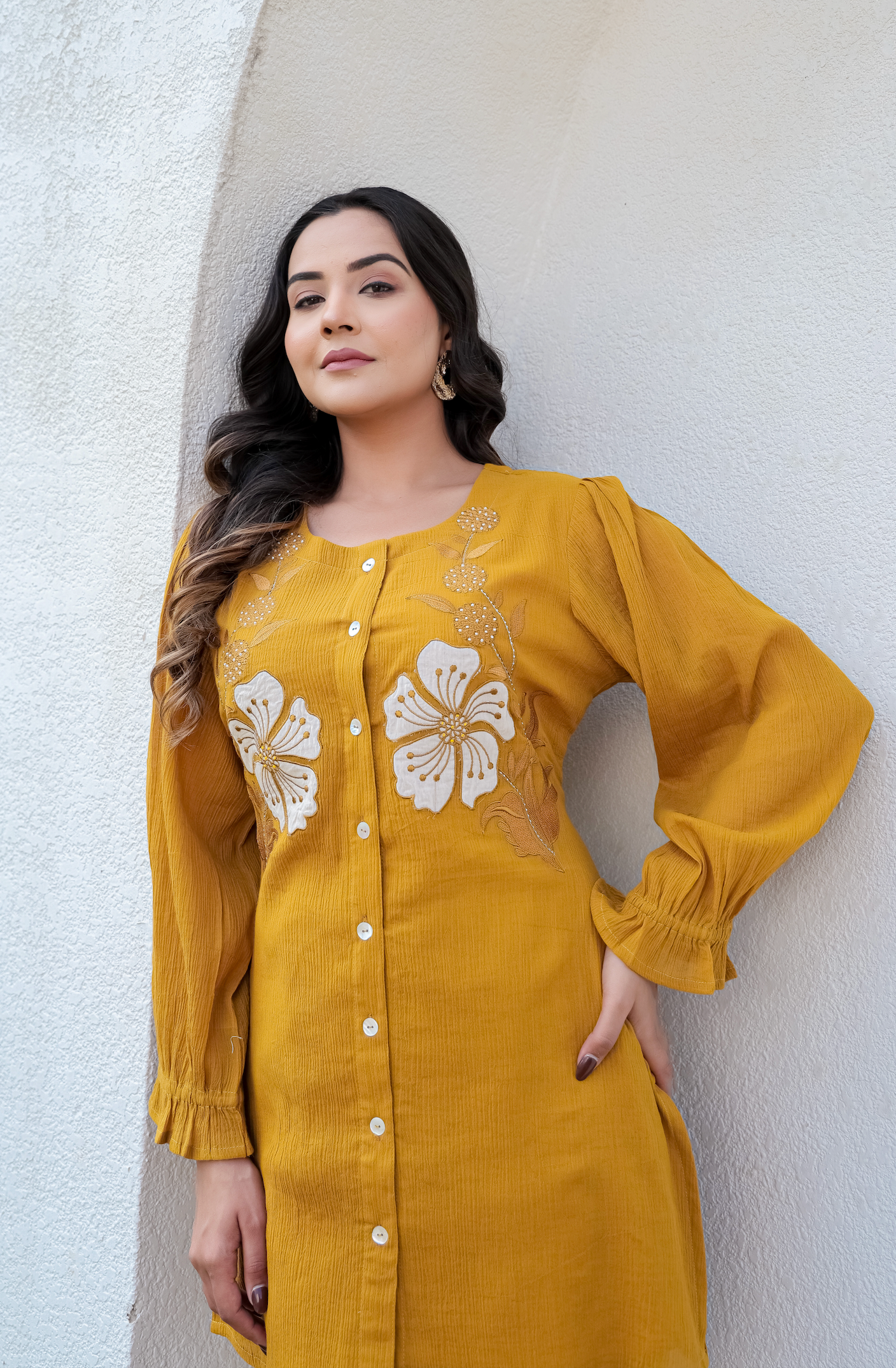 Mustard Bloom Co-ord Set