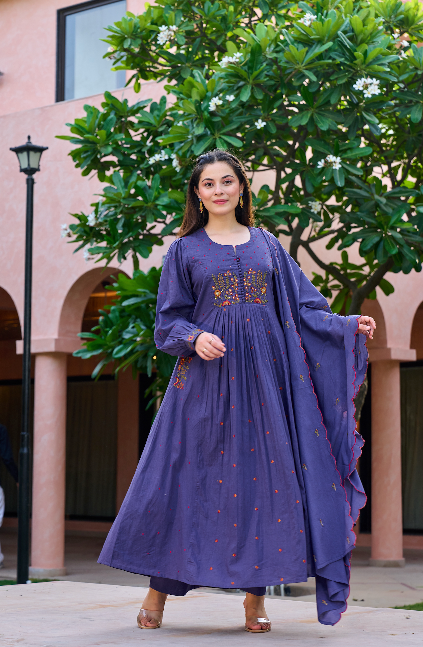 Lilac Moonlit Elegance Suit Set