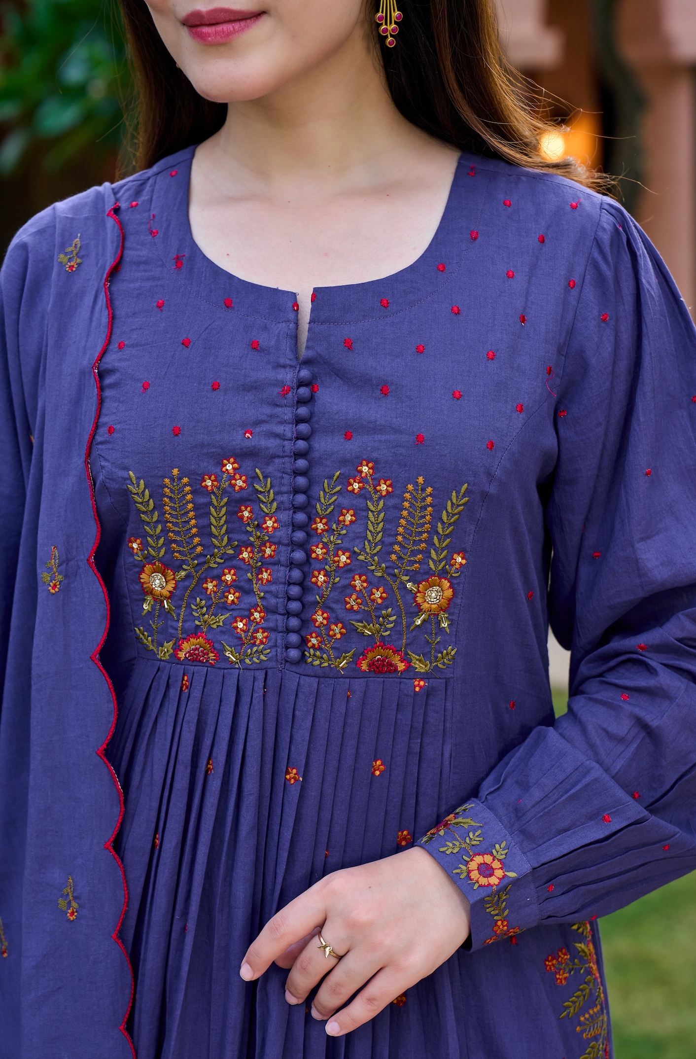 Lilac Moonlit Elegance Suit Set