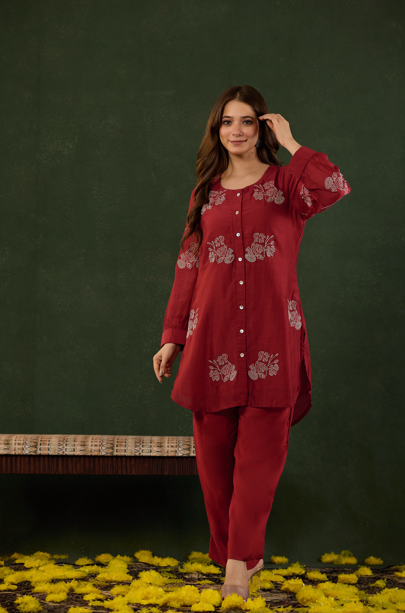 Cherry Bloom Co-ord Set