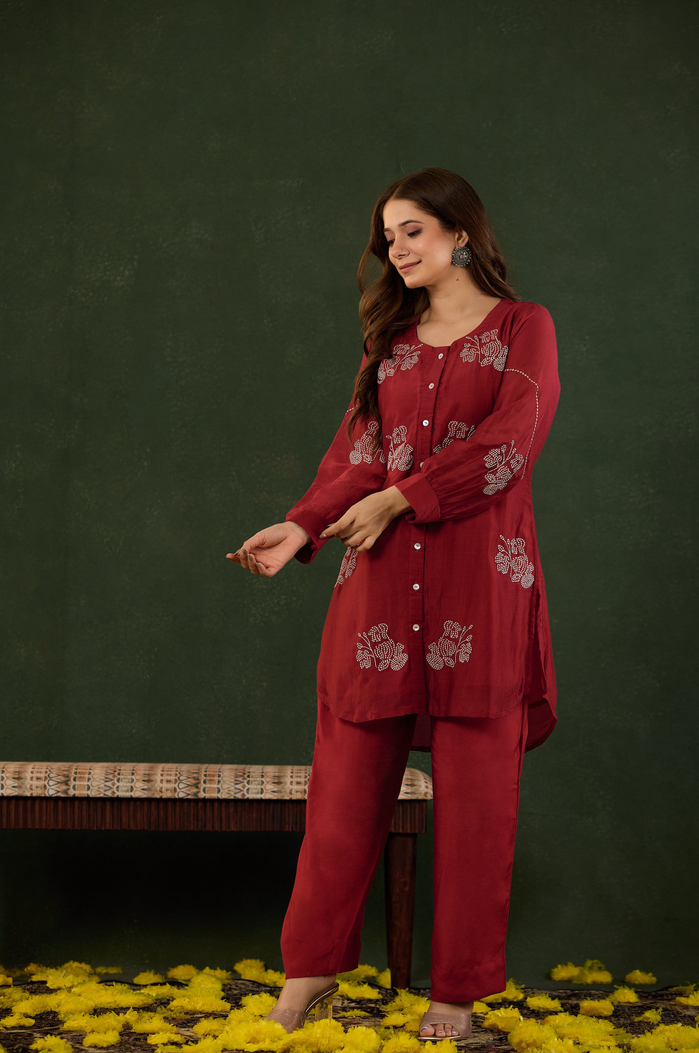 Cherry Bloom Co-ord Set