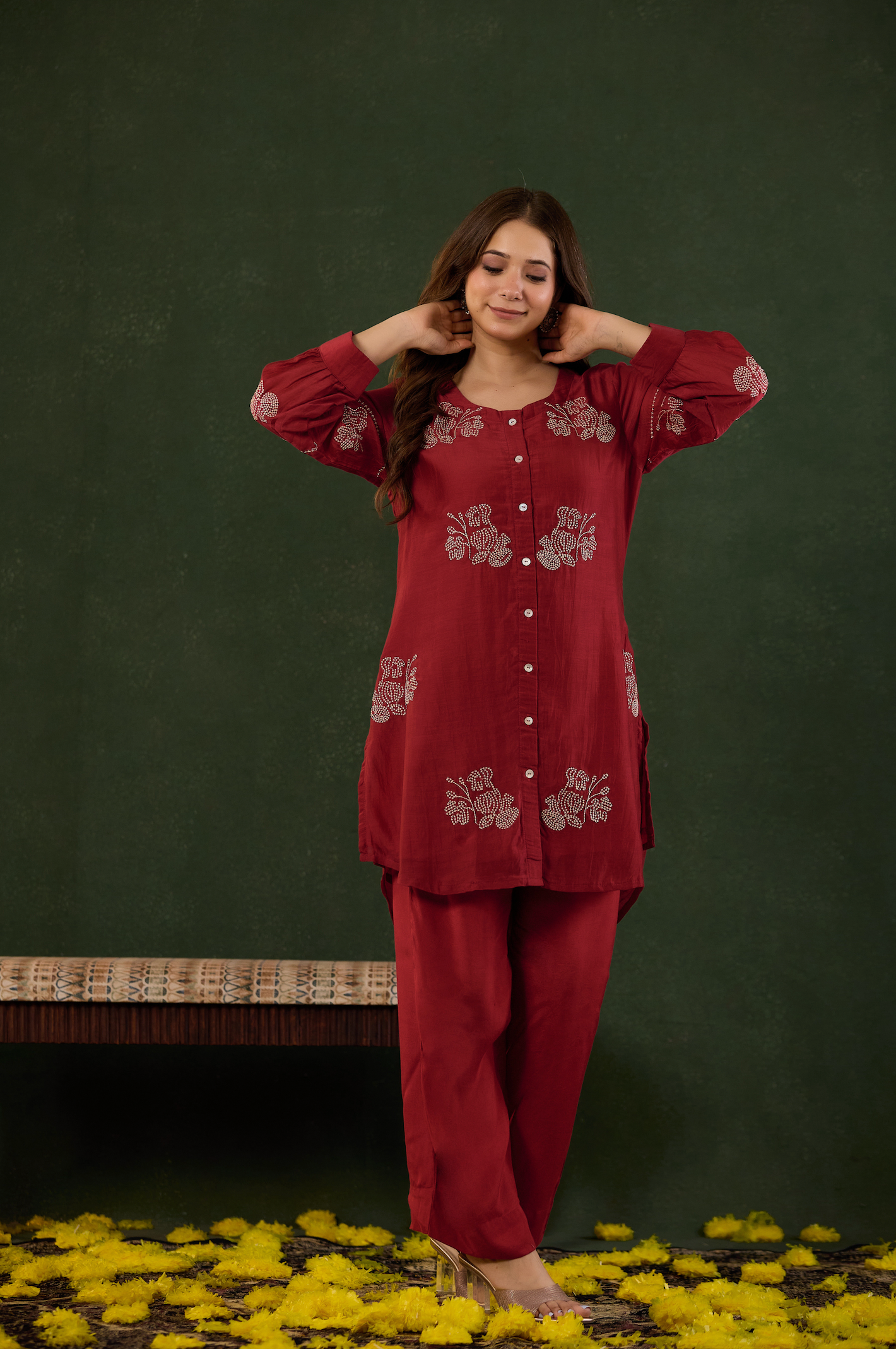 Cherry Bloom Co-ord Set