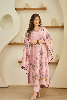 Blush Petal Pink Suit Set