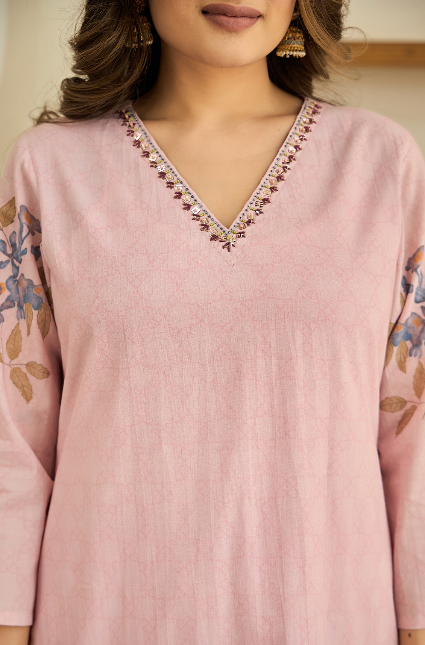 Blush Petal Pink Suit Set