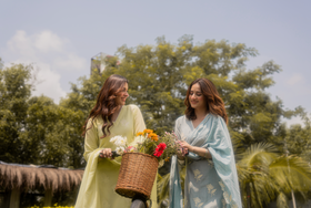 Fresh Pistachio Bloom Suit Set