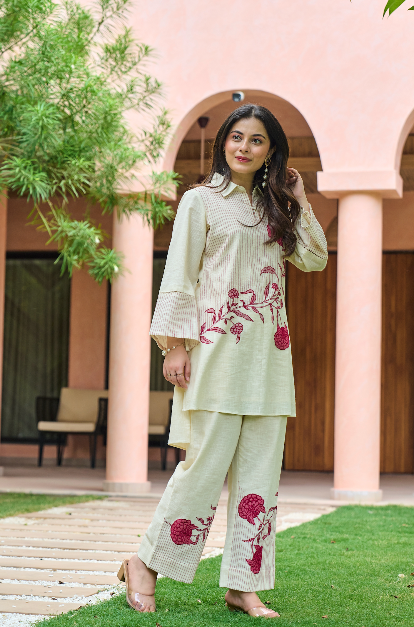 Fuchsia Bloom Co-ord Set