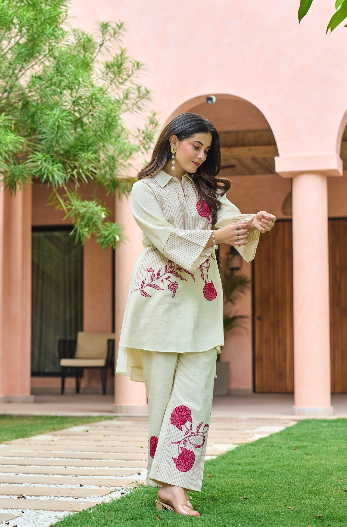 Fuchsia Bloom Co-ord Set