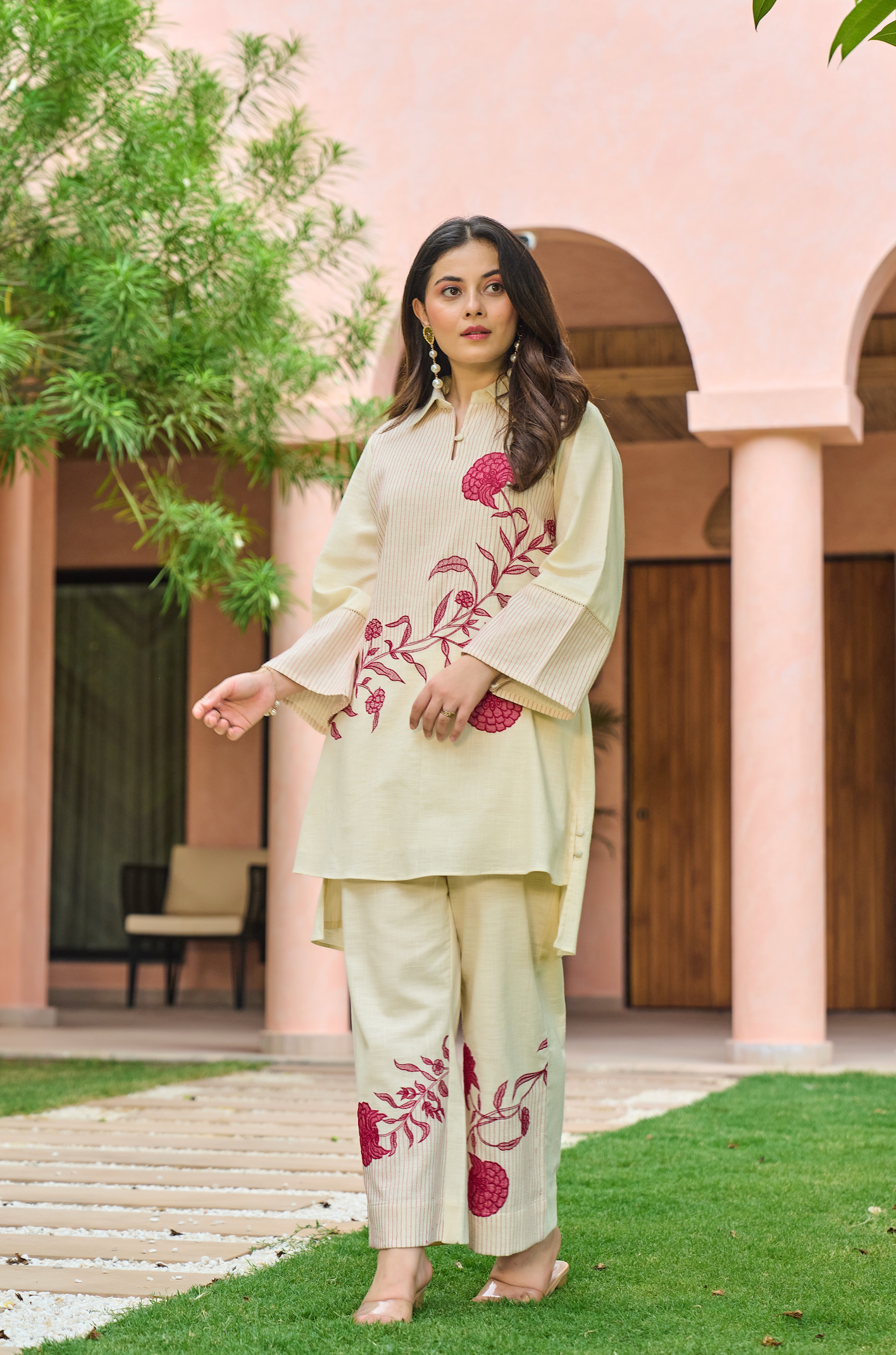 Fuchsia Bloom Co-ord Set