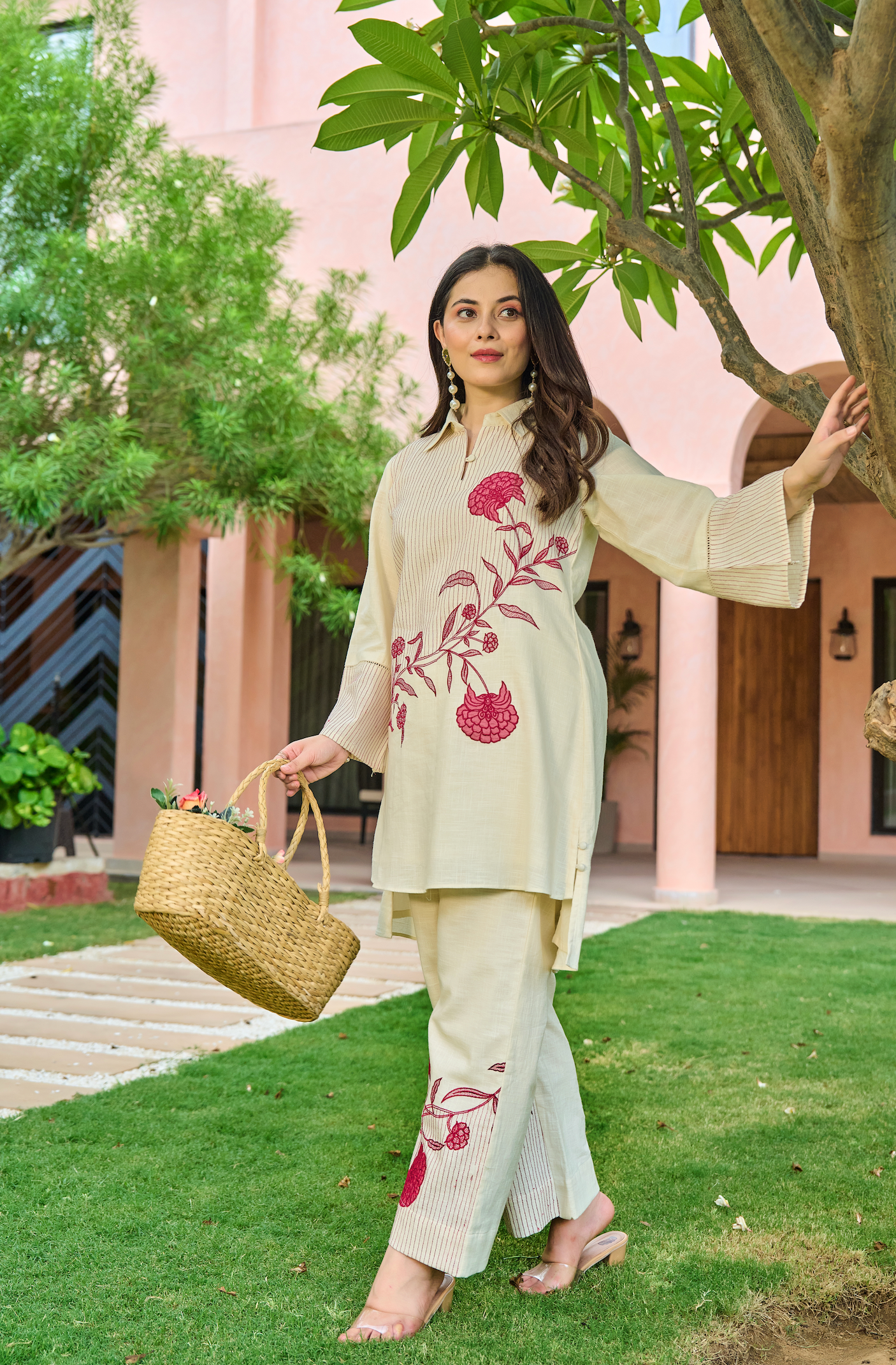 Fuchsia Bloom Co-ord Set