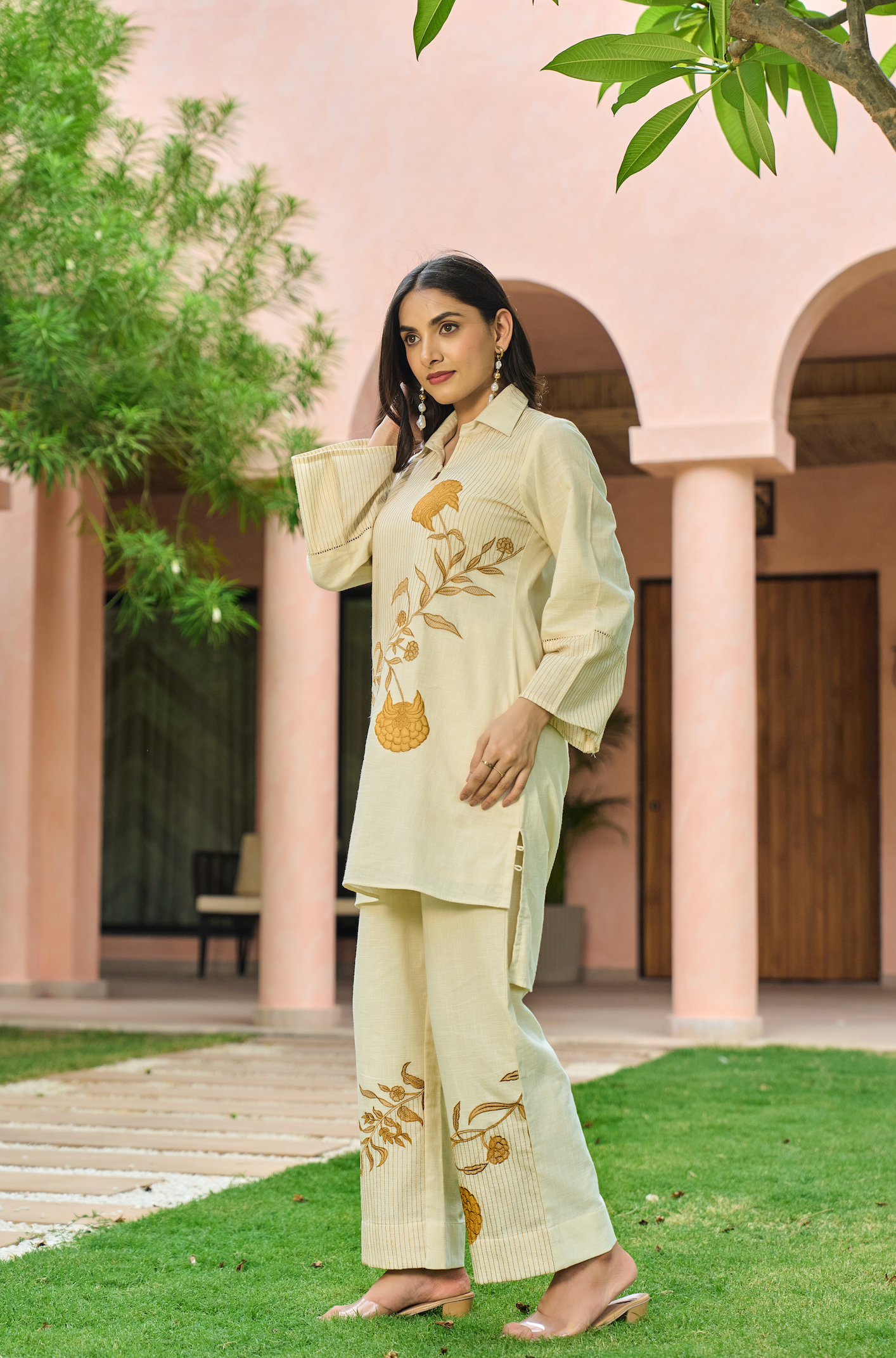 Amber Blossom Co-ord Set