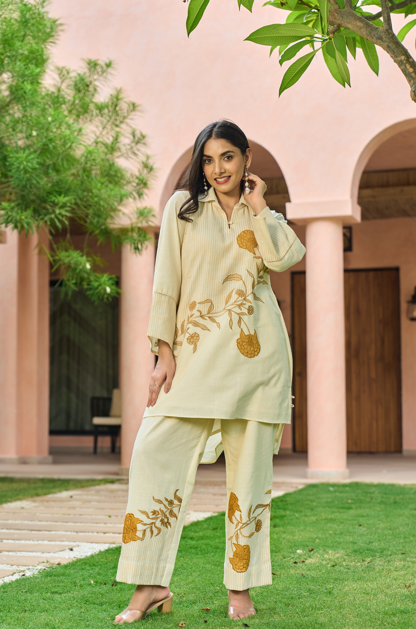 Amber Blossom Co-ord Set