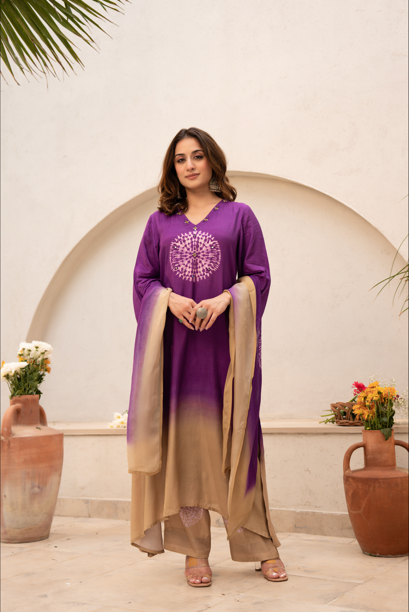 Lavender Bloom Suit Set