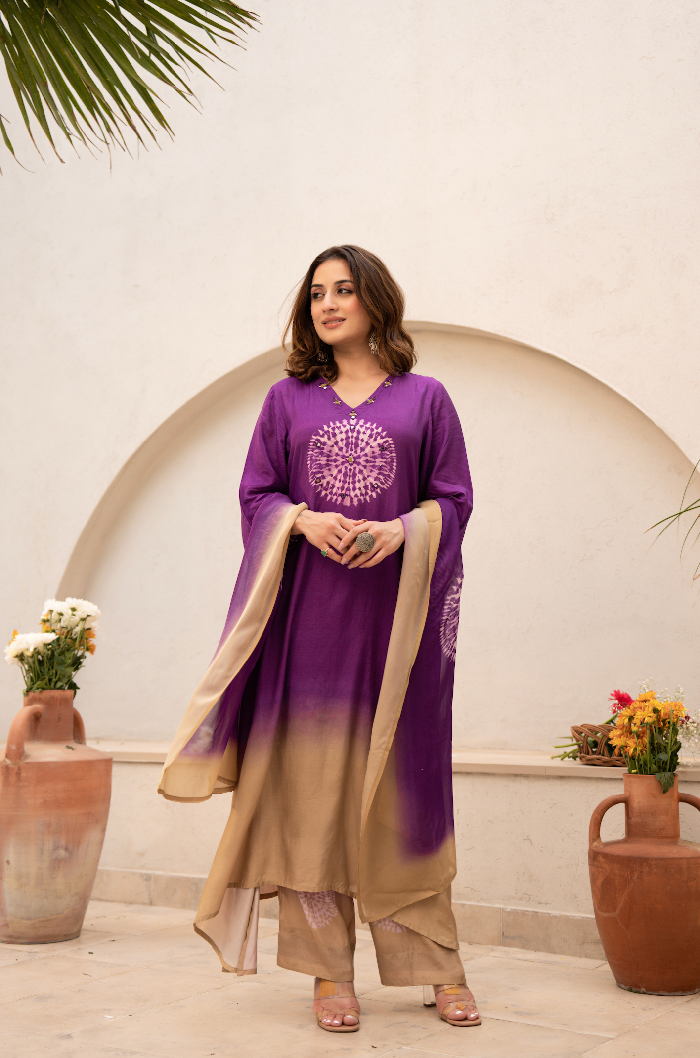 Lavender Bloom Suit Set