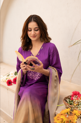 Lavender Bloom Suit Set
