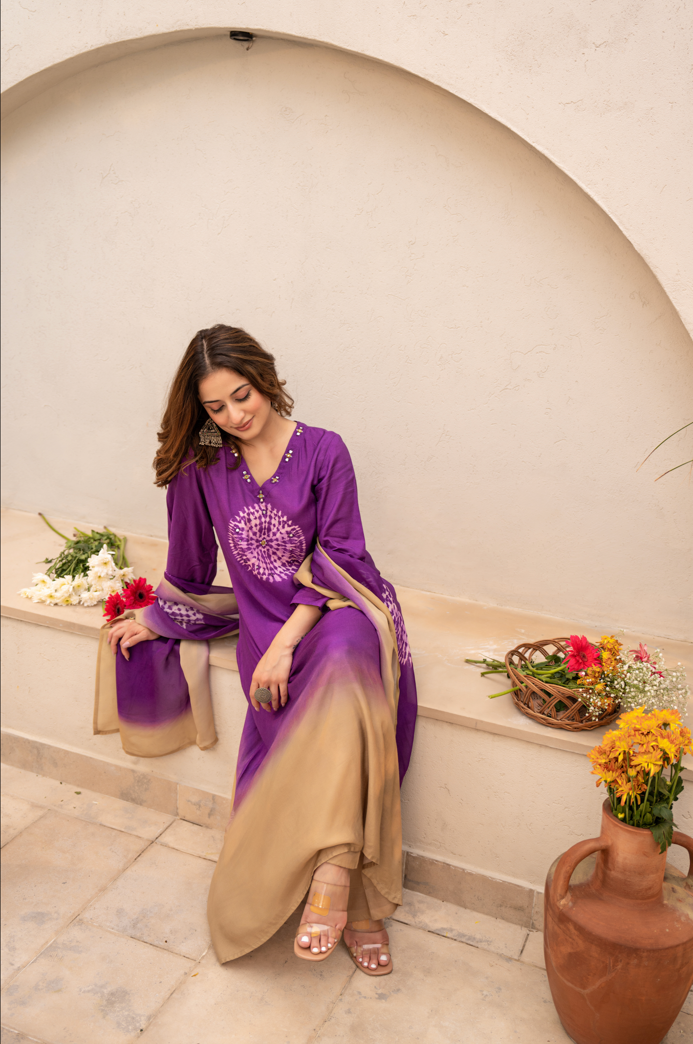 Lavender Bloom Suit Set