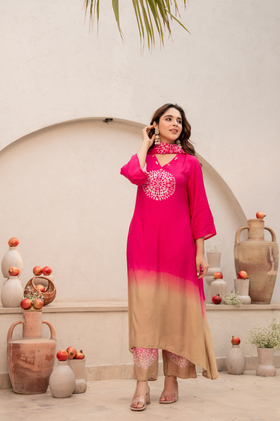 Fuchsia Bloom Magic Suit Set