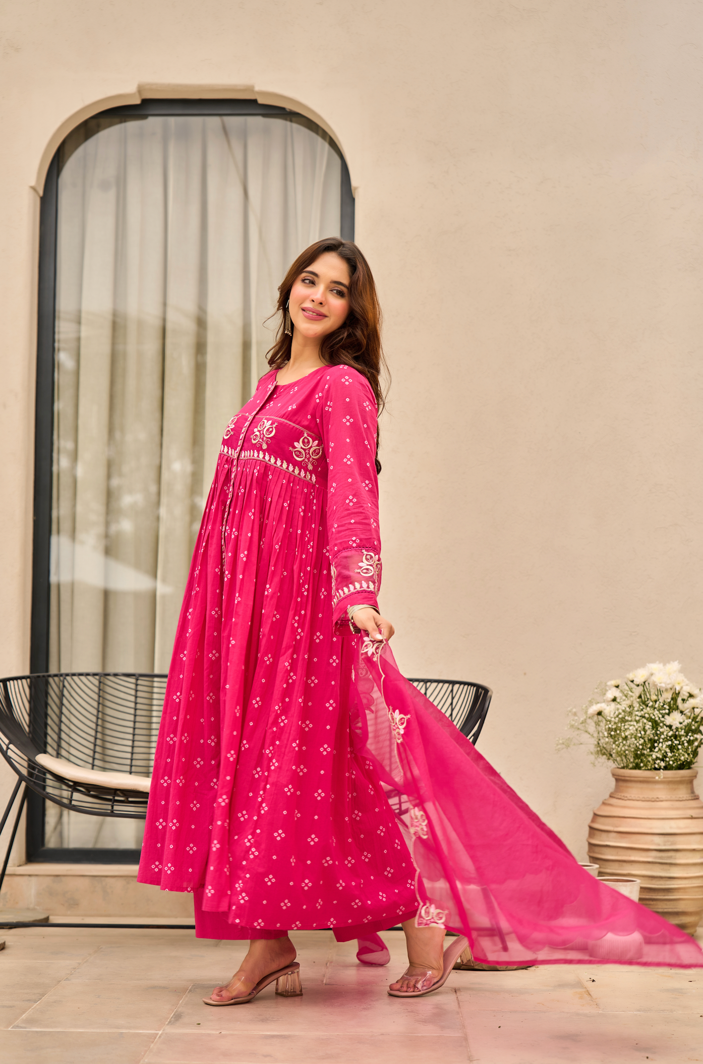 Blushing Rose Cotton Ensemble