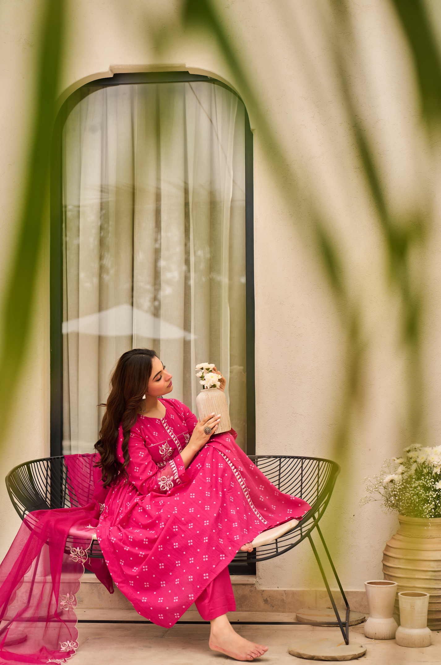 Blushing Rose Cotton Ensemble