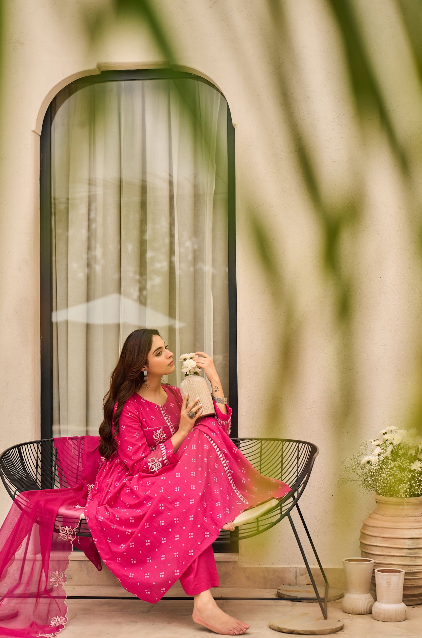 Blushing Rose Cotton Ensemble