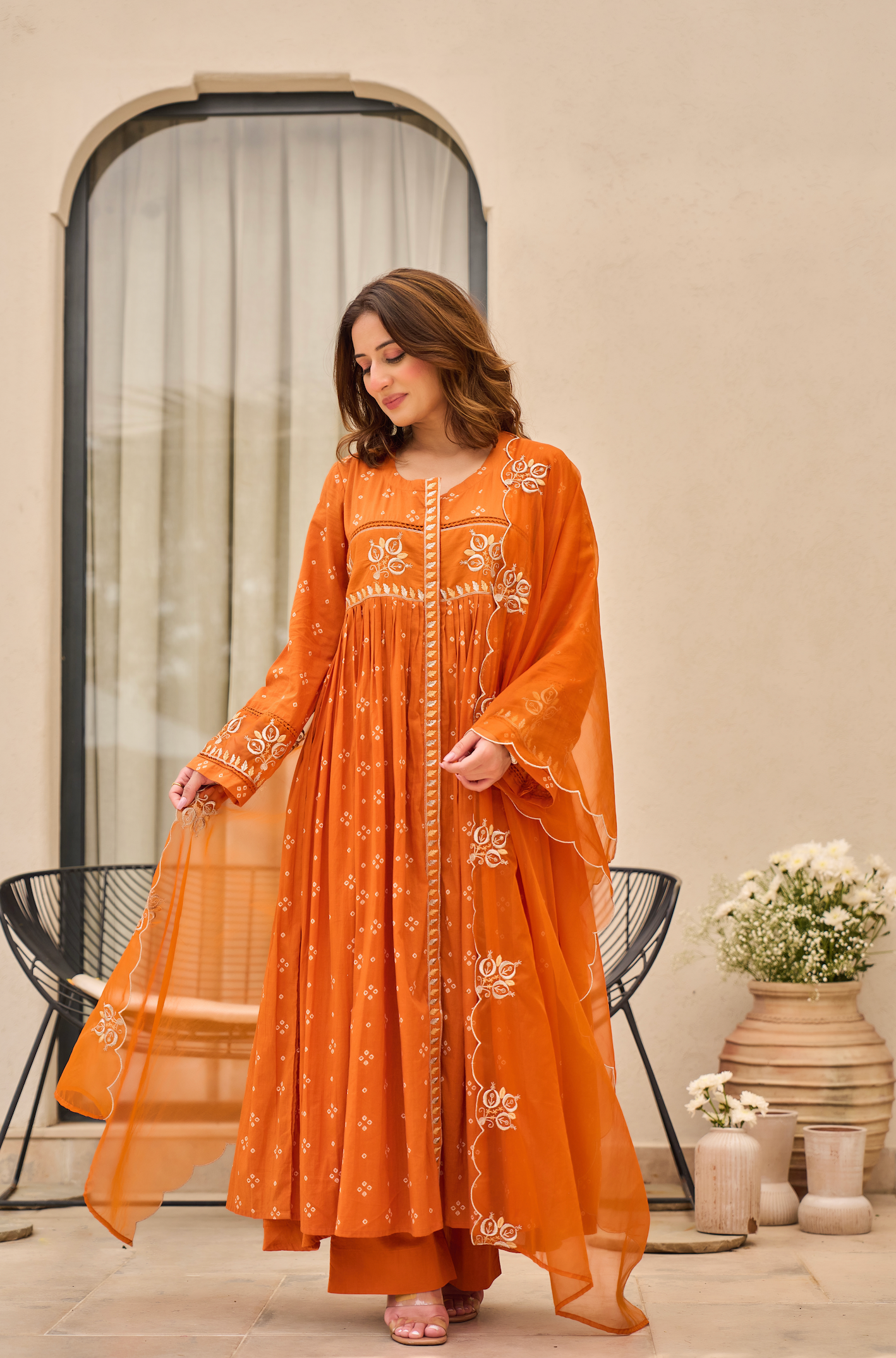 Sunset Glow Cotton Ensemble