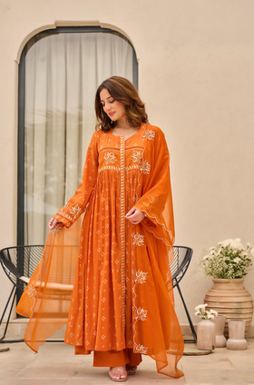 Sunset Glow Cotton Ensemble
