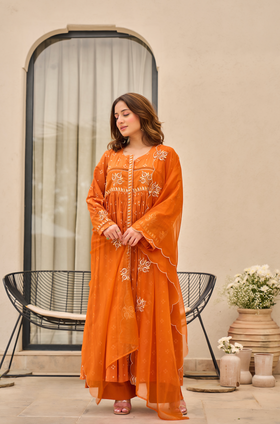 Sunset Glow Cotton Ensemble
