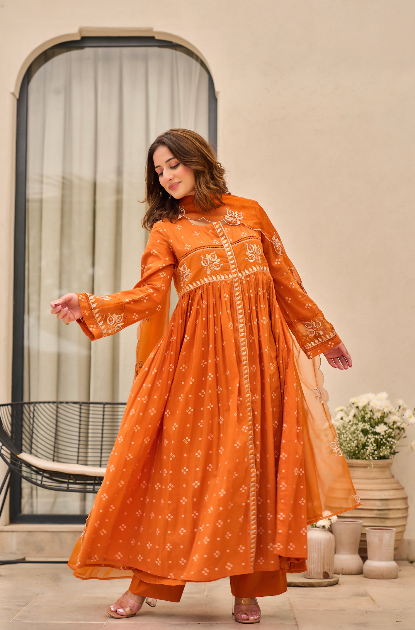 Sunset Glow Cotton Ensemble