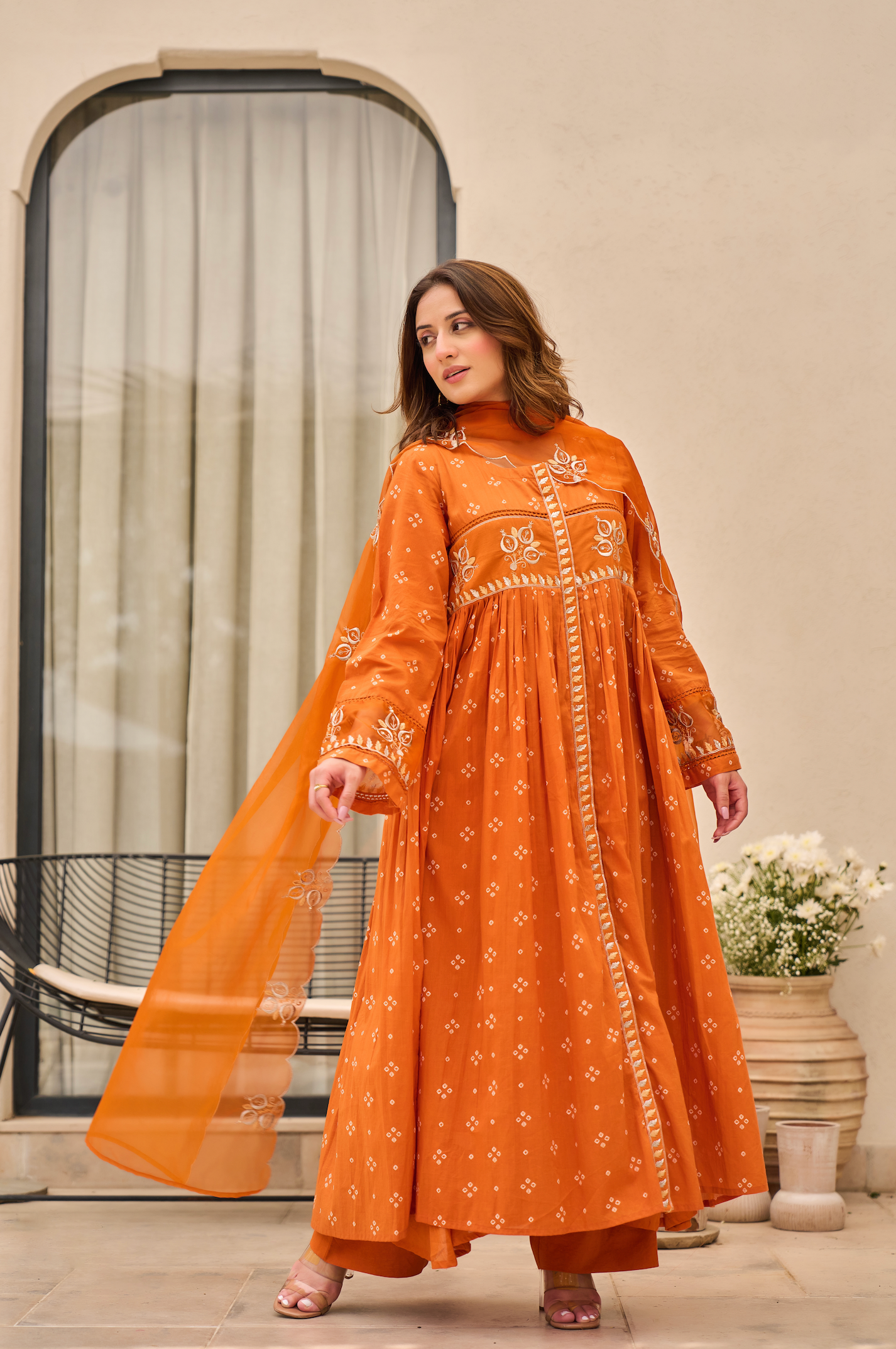 Sunset Glow Cotton Ensemble