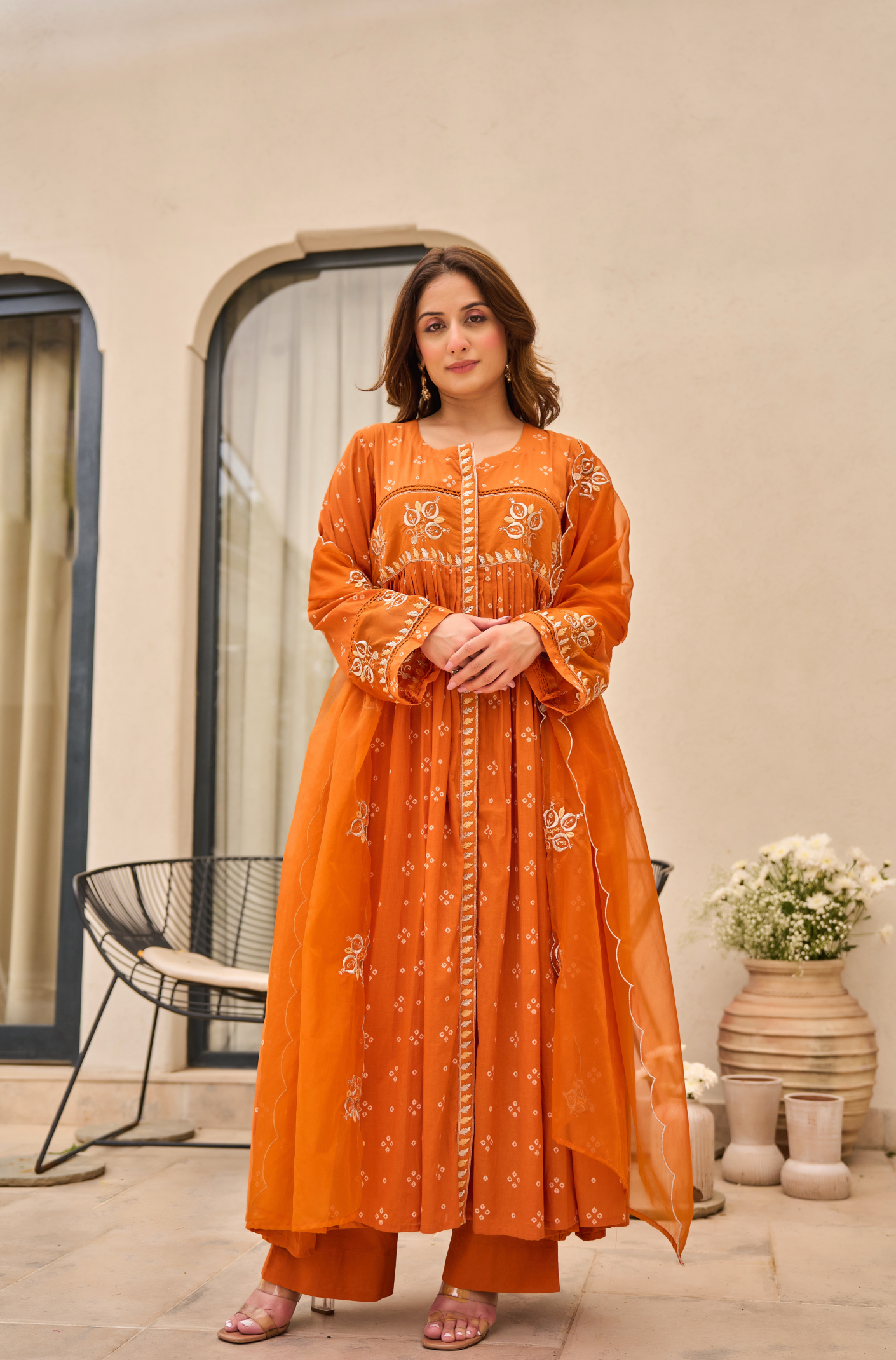 Sunset Glow Cotton Ensemble