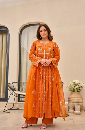 Sunset Glow Cotton Ensemble
